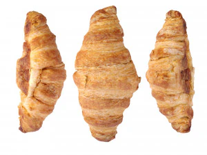 Mini butter croissants 3D Model