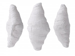 Mini butter croissants 3D Model