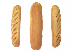Soft Baguettes 3D Модель