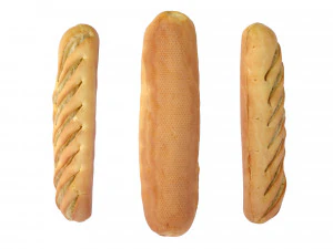 Baguette Lembut Model 3D