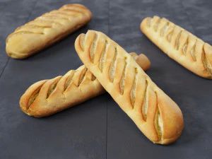 Baguette Lembut Model 3D
