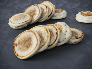 English Muffins 3D 模型