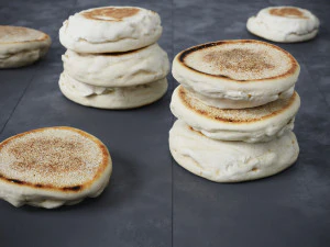 English Muffins 3D Model