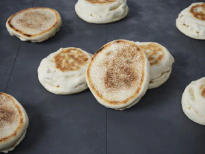 English Muffins 3D Model