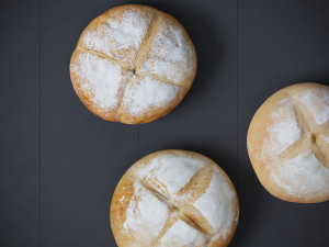 Sourdough Bread Round 3D मॉडल
