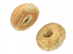 Sesame Bagels 3D Model