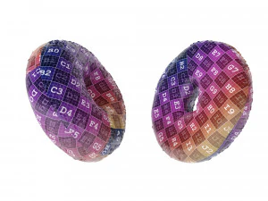 Bagel al sesamo Modello 3D