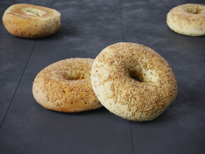 Sesame Bagels 3D Model