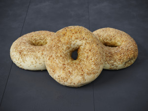 Sesame Bagels 3D Model