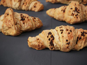 Croissant With Chocolate Chips 3D Model