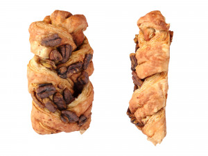 Maple pecan plait Modello 3D
