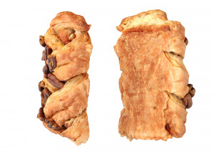 Maple pecan plait Modello 3D