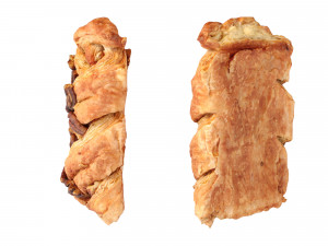 Maple pecan plait Modello 3D