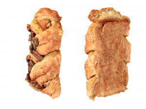 Maple pecan plait Modello 3D