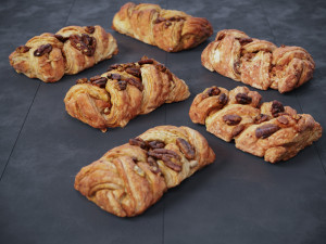 Maple pecan plait Modello 3D