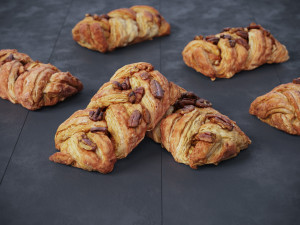 Maple pecan plait Modello 3D