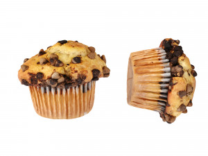 Chocolate Chip Muffins Modelo 3D