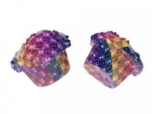 Schokoladenst&uuml;ckchen-Muffins 3D Modell