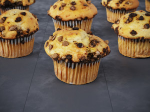 Chocolate Chip Muffins Modelo 3D