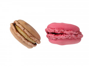 French macarons Modèle 3D