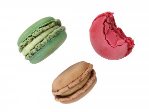 French macarons Modèle 3D