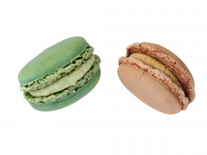 French macarons Modèle 3D