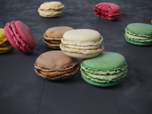 French macarons Modèle 3D