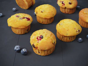 Blueberry Muffins 3D Model
