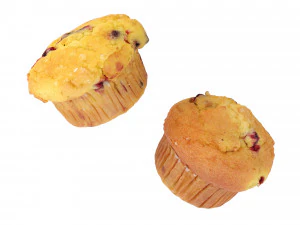 Blueberry Muffins 3D Model