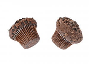Chocolate Muffin Modelo 3D