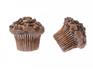 Chocolate Muffin Modelo 3D