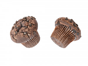 Chocolate Muffin Modelo 3D