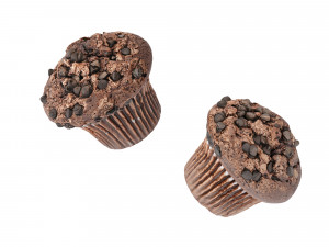 Chocolate Muffin Modelo 3D