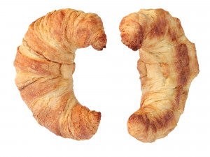 Butter Croissants 3D 模型