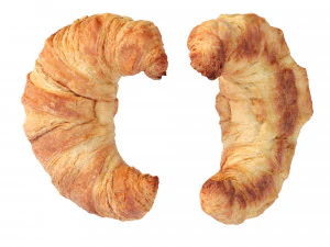 Butter Croissants 3D Model