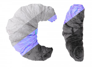 Butter Croissants 3D 模型