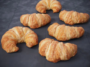 Butter Croissants 3D Model
