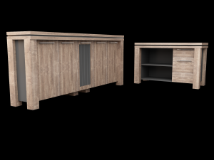 Office Executive Desk 1 3Dモデル