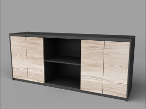 Office Executive Desk 7 3D Модель