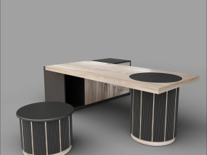 Office Executive Desk 7 3D Модель