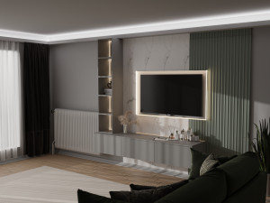 TV unit 3Dモデル