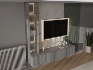 TV unit 3Dモデル