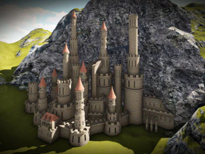 Majestic Castle 3D Model