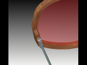3D Wooden Frame Sunglasses 3D 모델