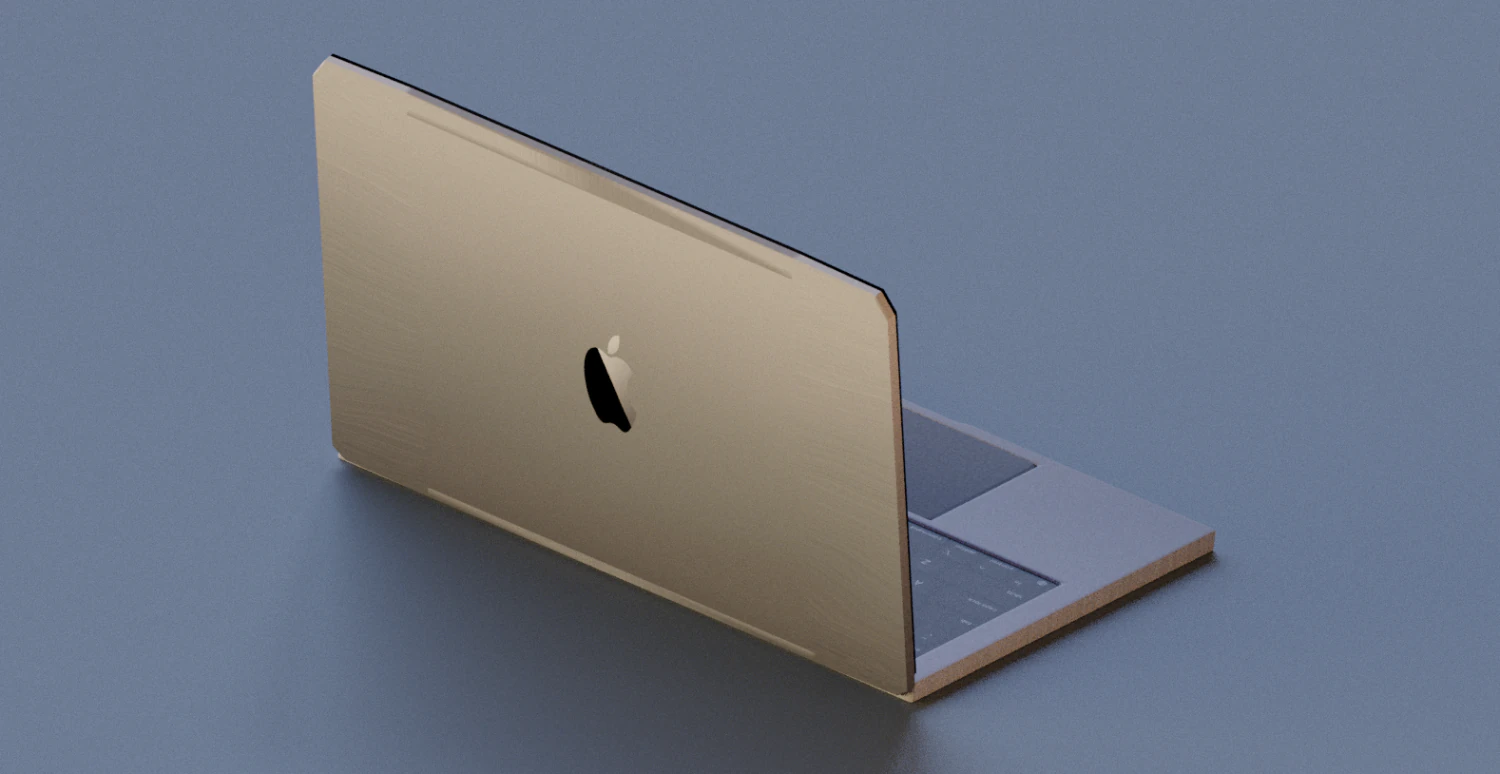 Mac book pro 14 3D Model .c4d .max .obj .3ds .fbx .stl .blend