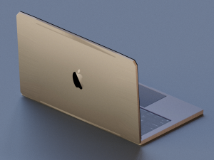 Mac book pro 14 3D 模型