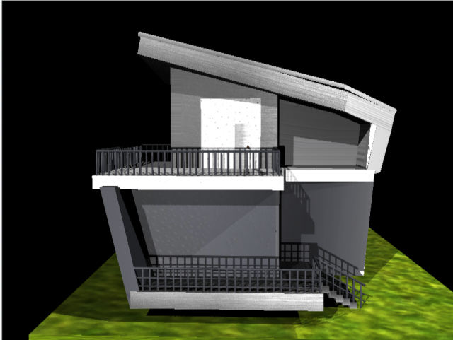 House 3D Model .c4d .max .obj .3ds .fbx .stl .blend 