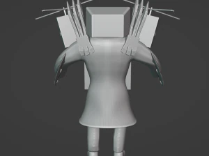 TV MAN SKIBIDI TOILET TITAN SCULPTURE 3D Print Model