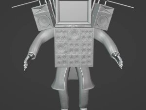 TV MAN SKIBIDI TOILET TITAN SCULPTURE 3D Print Model