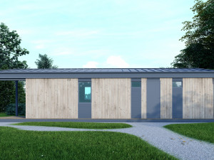 M52-01single roof 3D Model